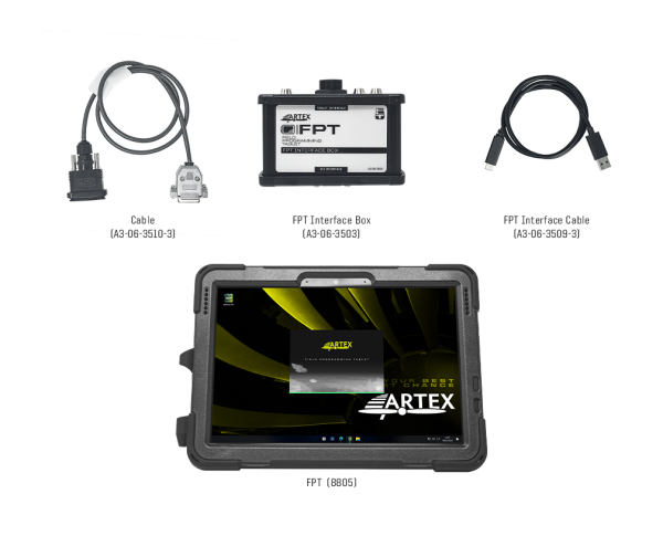 Artex 8806 Field Programming Tablet, ELT Tester PN: FPT 8806