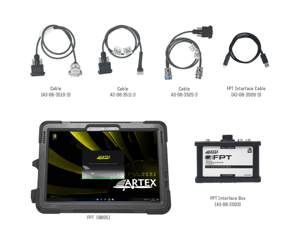 Artex 8807 Field Programming Tablet, ELT Tester PN: FPT 8807