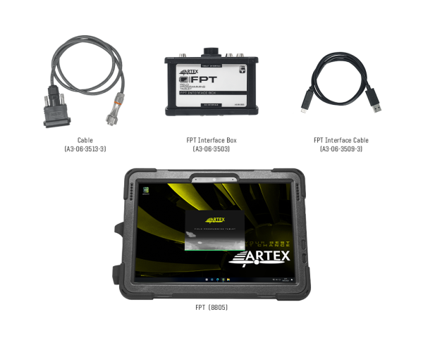 Artex 8809 Field Programming Tablet, ELT Tester PN: FPT 8809