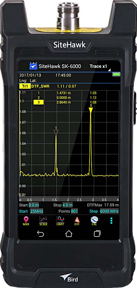 SK-4500-TC (SiteHawk) Cable and Antenna Analyzer